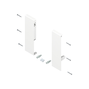 Blum Tandembox / Sisesahtli esipaneeli kinnitus / Valge D (199mm)