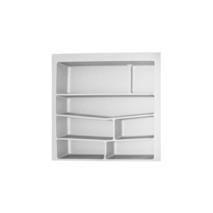 Jaotusrest 600mm kapile Valge NN60