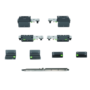 Ocean rullikute komplekt 2 uksele 4x soft close