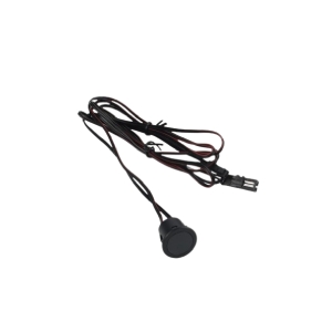 Puutetundlik süvistatav lüliti LED ribale, ON/OFF/DIM, must plastik (12-24V, 4A)