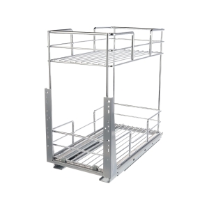 Cargo 400mm RIEX Soft-Close põhjasiiniga, Kroom