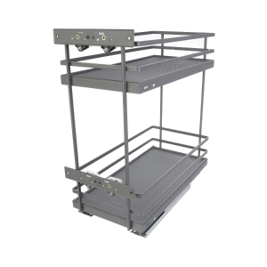 Cargo 400mm RIEX Soft-Close põhjasiiniga, Tumehall