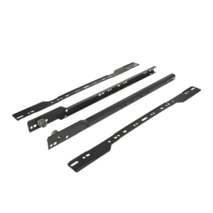 Väljatõmmatava korvi liugurid 16mm Tumehall F000949