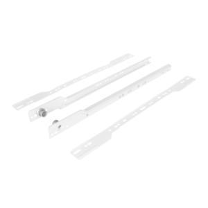 Väljatõmmatava korvi liugurid 16mm Valge F000947