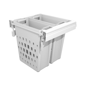 Pesukorvid 600 kapile 2x40L H506 Valge ilma siinideta F007679