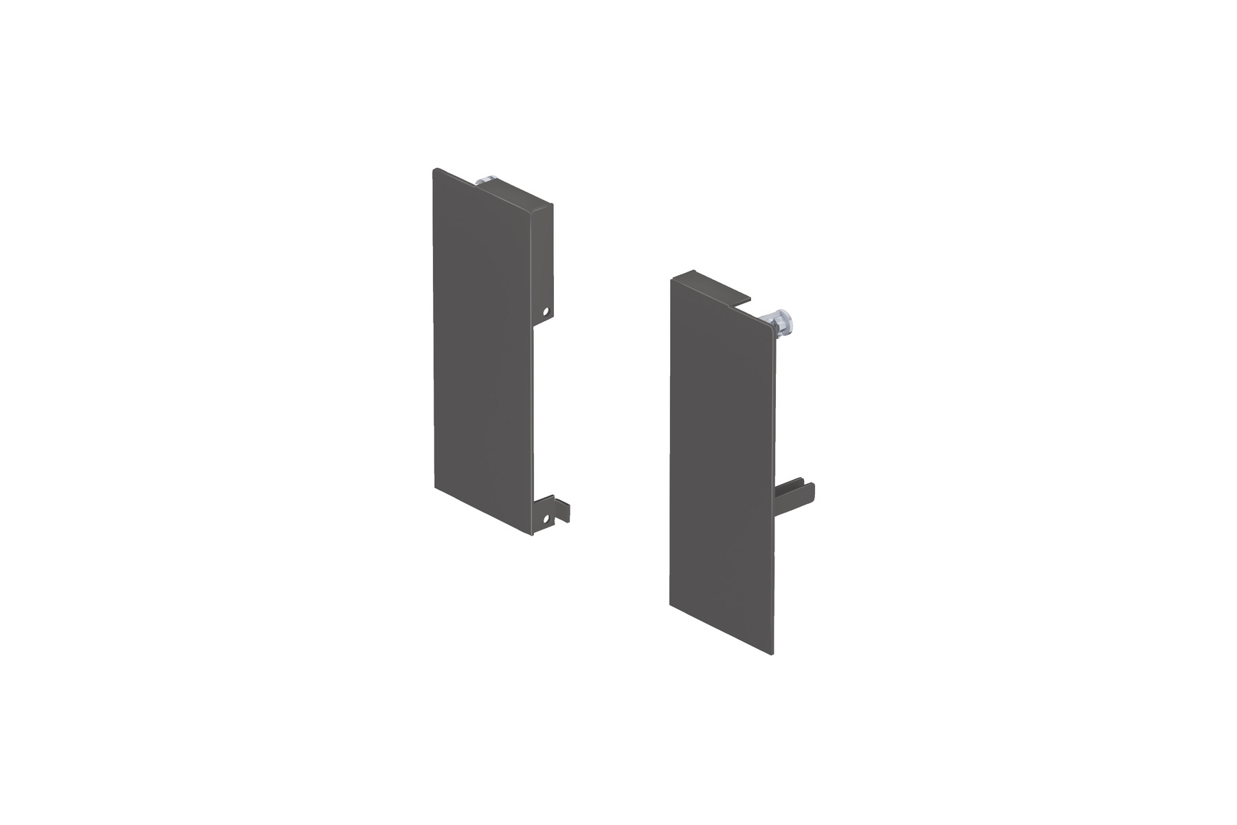 Merivo inner front fix K Blum Merivobox / Sisesahtli esipaneeli kinnitus / Tumehall K (129mm)