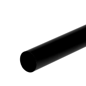 Riidepuu toru 3000mm ümar, Must matt