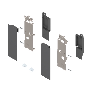 Blum Legrabox / Sisesahtli klaaspaneeli kinnitus / Tumehall C (177mm)