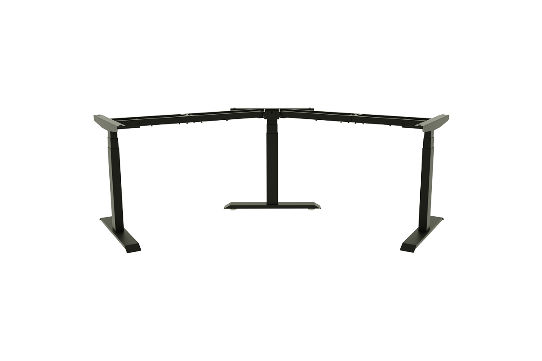 Elektriliselt reguleeritav lauajalg Nurgalauale must Elektriliselt reguleeritav lauajalg Nurgalauale must