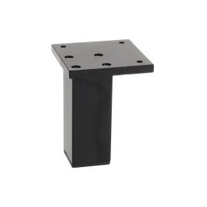 Kapijalg F001912 38x38mm, H100, Must