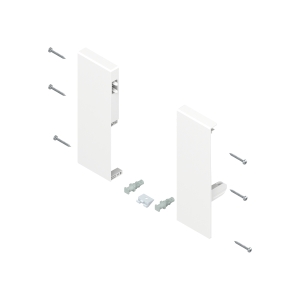 Blum Tandembox / Sisesahtli esipaneeli kinnitus / Valge C (177mm)